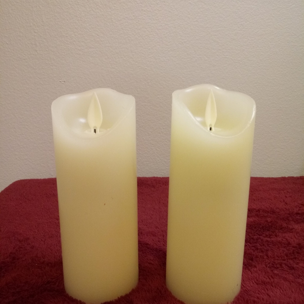 Unscented LED Candle Set with Remote